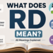 what does rd mean