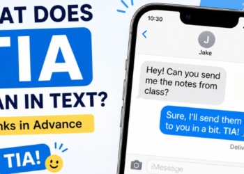 what does tia mean in text